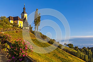 Church in Kitzeck im Sausal, Styria, Austria photo