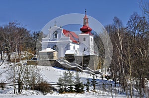 Church in Kvetnov - pilgrimage