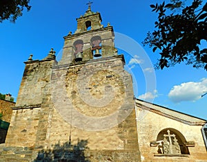 church (La Anunciacion) in Riomanzanas, Zamora, Spain photo