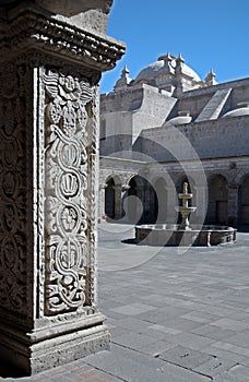 Church La Compania, Arequipa, Peru photo