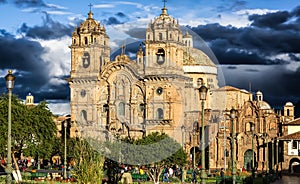 The Church La Compania in Cusco, Pe