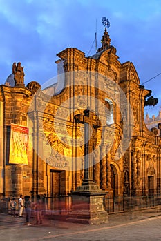 Church of la CompaÃÂ±ÃÂ­a de JesÃÂºs, Quito, Ecuador photo