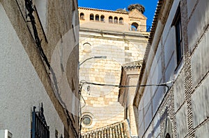 Church in La Puebla de Montalban, a village in Castilla La Mancha, Spain photo