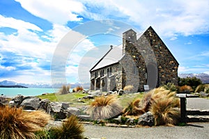 Church in Lake Tekapo, New Zealand