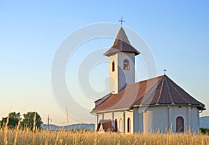 Church on a land