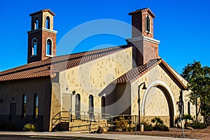 Church In Late Afternoon Sun