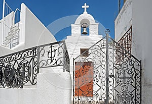 Church in Lefkes, Paros, Greece photo