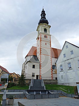 church in Lenart in Slovenske Gorice. Slovenia. Europe