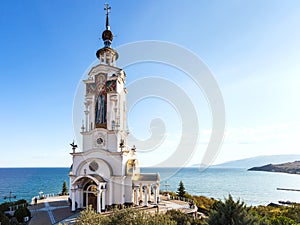 Church-lighthouse of St. Nichola in Crimea