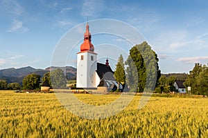 Kostol v Liptovských Matiašovciach, Slovensko, 2017