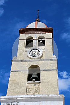 Bell tower of the San Salvador de Bayamo Church, Cuba photo