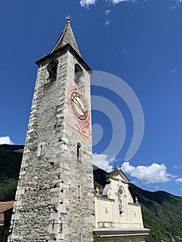 Church of Loco, Ticino, Switzerland