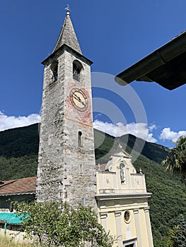 Church of Loco, Ticino, Switzerland