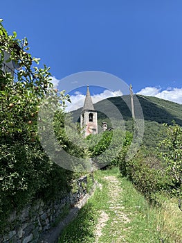 Church of Loco, Ticino, Switzerland