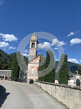 Church of Loco, Ticino, Switzerland