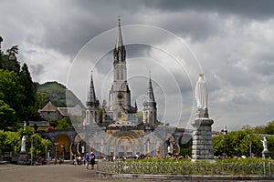 Church in Lourdes photo