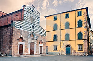 A church in Lucca, Italy photo