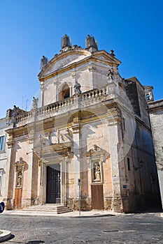 Church of Madonna del Carmine. Manduria. Puglia. Italy.