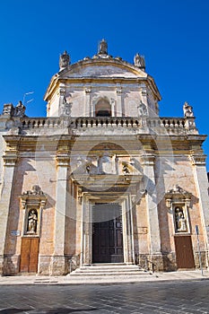 Church of Madonna del Carmine. Manduria. Puglia. Italy.