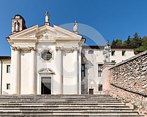 Church of the Madonna del Carmine in Marostica, Italy.