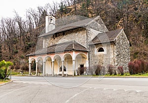 Church of the Madonna di Arbigo in Losen, district of Locarno, Ticino, Switzerland photo