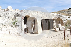 Church of the Madonna of the three doors in Matera