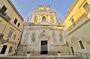 The church of Maria del Carmine of Lecce