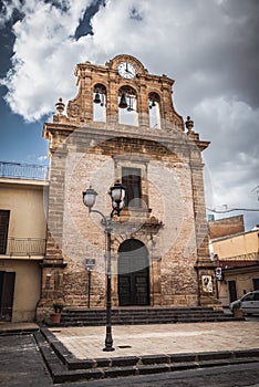 Church of Maria SS. dell`Itria in Barrafranca, Enna, Sicily, Italy, Europe