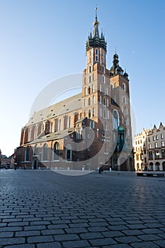 Church Mariacki in Krakow, Poland photo