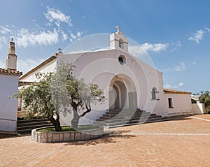 The church of marinella in sardinia