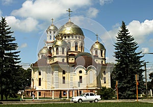 Church of Mary Magdalene in entry Nalchik city photo