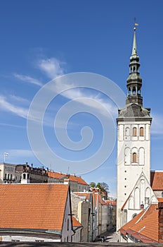 Church In Medieval Town