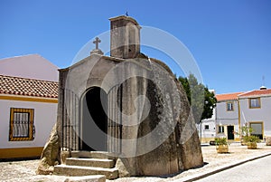 Church from megalÃÂ­tic photo