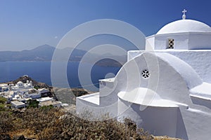 Church on Milos Island, Greece photo