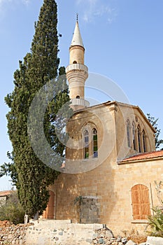 Church with minaret in Cyprus