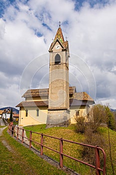 Church in Mione, North East Italy