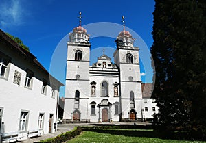 Church of Monastery Rheinau in Switzerland photo
