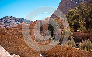 Church and monastery in Saint Catherine Egypt, Sinai