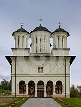The church of the monastery from Salva - Romania photo