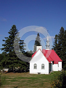 Church at Mont Tremblant, Quebec (vertical)