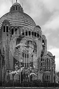 Church of monument for interallied forces in Liege. Belgie