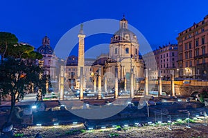 Church of the Most Holy Name of Mary at Trajan's Forum in Rome,