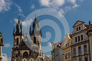 The Church of Mother of God in front of TÃ½n