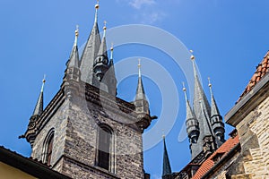 The Church of Mother of God in front of TÃ½n