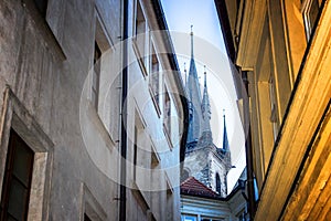 The Church of Mother of God in front of TÃ½n