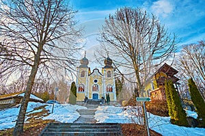 The church on the mountain, Kalvarienbergkirche, Bad Ischl, Austria