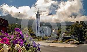 Church in the mountains, Cilaos, RÃÂ©union Island photo