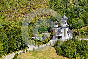 Church in the mountains landscape