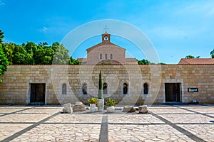 Church of the multiplication of the loaves and fishes in Tabgha, Israel