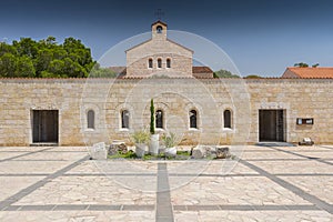 Church of Multiplication in Tabgha on the Sea of Galilee, Israel